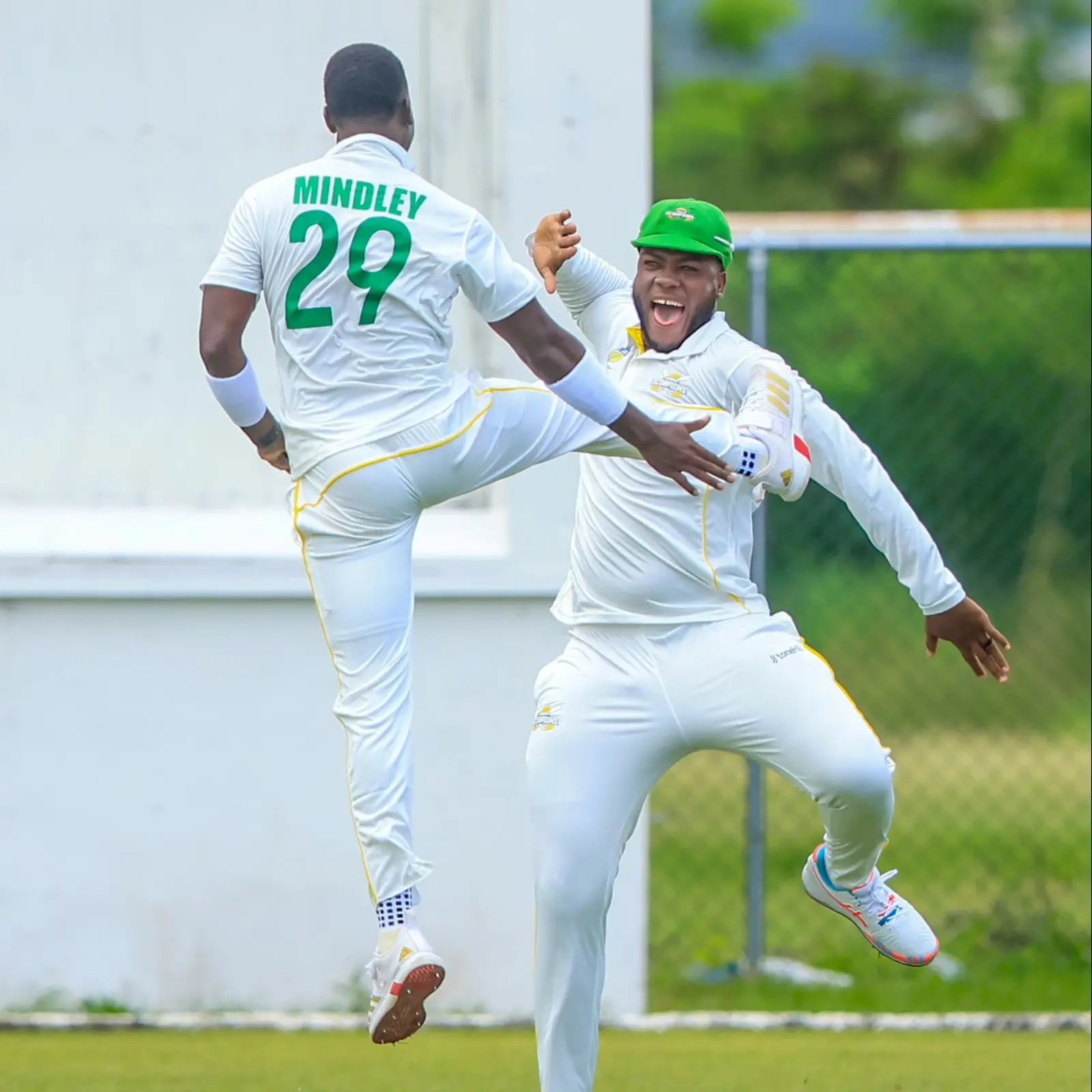 Jamaica Scorpions' Javelle Glenn and Marquino Mindley